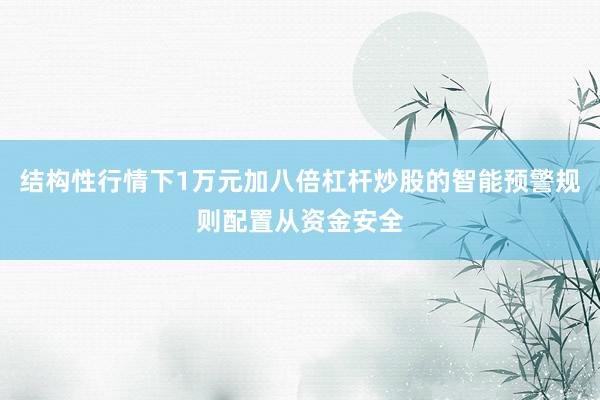 结构性行情下1万元加八倍杠杆炒股的智能预警规则配置从资金安全