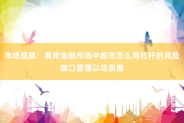 市场观察：离岸金融市场中股市怎么用杠杆的风险敞口管理以场景推